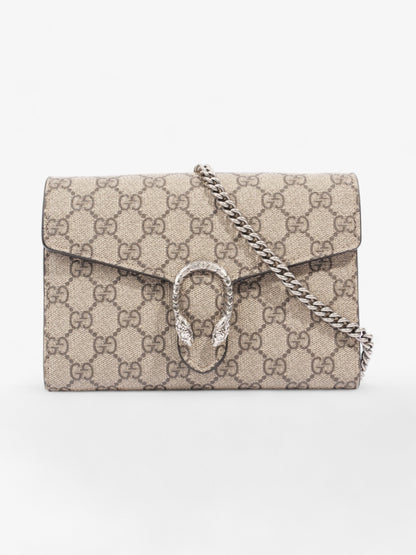 Gucci Dionysus Chain Wallet GG Supreme Coated Canvas