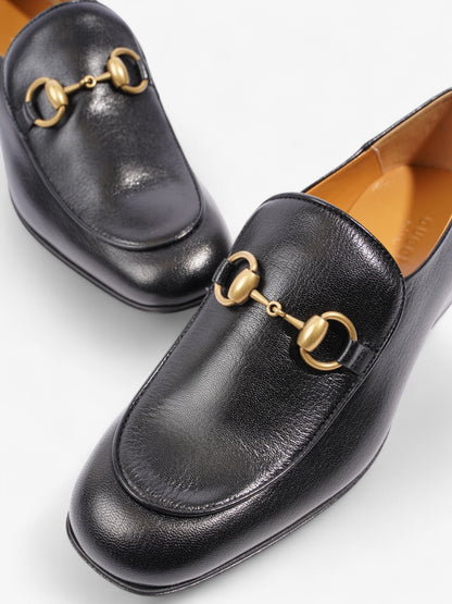 Gucci Horsebit Loafers Black Leather EU 37 UK 4