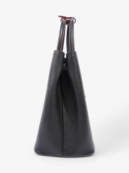 Prada Double Tote Black Saffiano Leather Medium