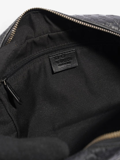 Gucci Washbag Black Leather