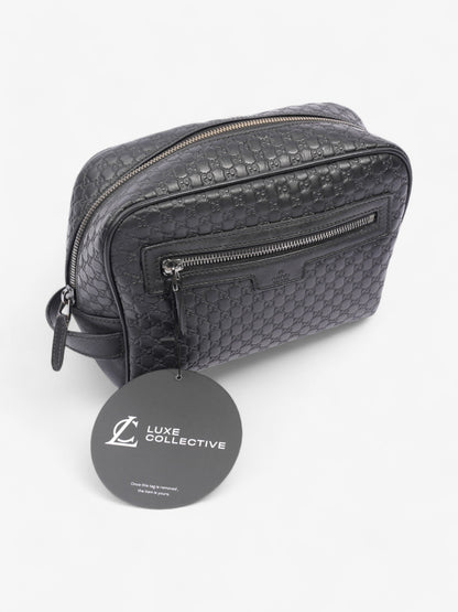 Gucci Washbag Black Leather