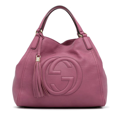 Pink Gucci Medium Soho Cellarius Tote