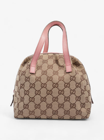 Gucci Dome Bag GG Supreme / Pink Canvas Mini