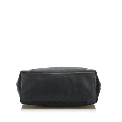 Gucci Tote Bag Black GG Canvas