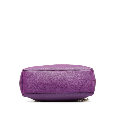 Purple Gucci Soho Chain Tote