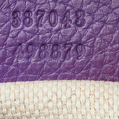 Purple Gucci Soho Chain Tote