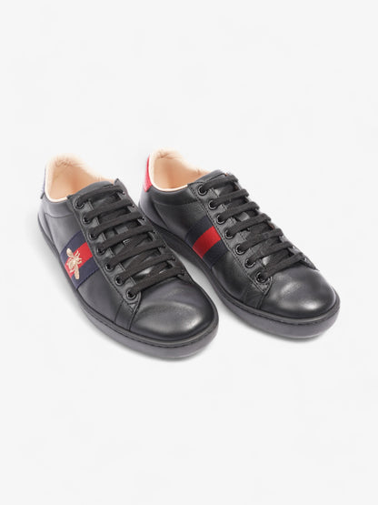 Gucci Ace Embroidered Bee Black / Red / Navy Leather EU 35.5 UK 2.5