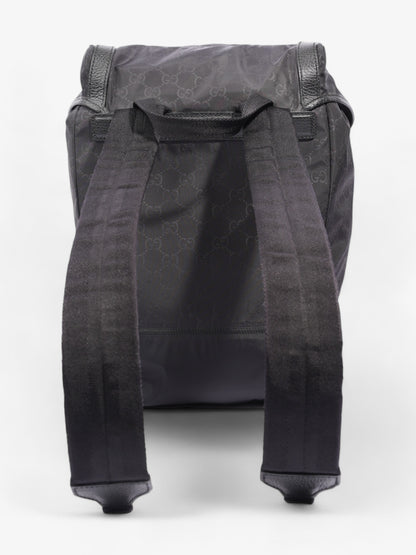 Gucci Travel Drawstring Rucksack Black GG Supreme Nylon