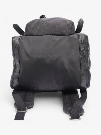 Gucci Travel Drawstring Rucksack Black GG Supreme Nylon