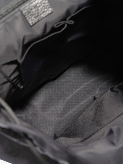 Gucci Travel Drawstring Rucksack Black GG Supreme Nylon