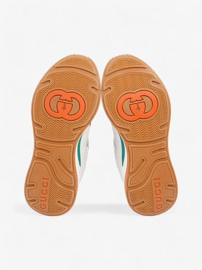 Gucci Ultrapace Sneakers White  / Blue / Green Mesh EU 42 UK 8