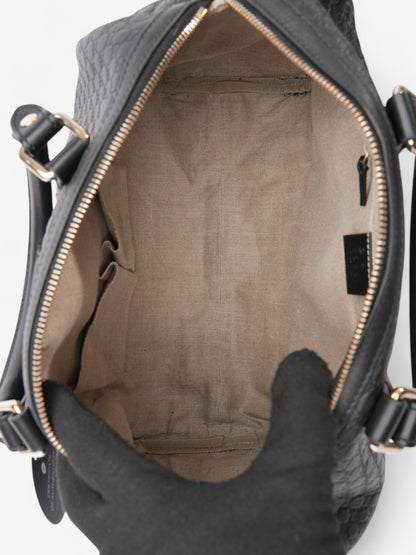 Gucci Boston Bag Black Guccissima Leather