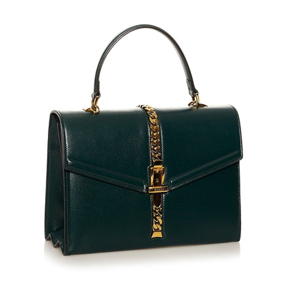 Gucci Sylvie 1969 Leather Satchel