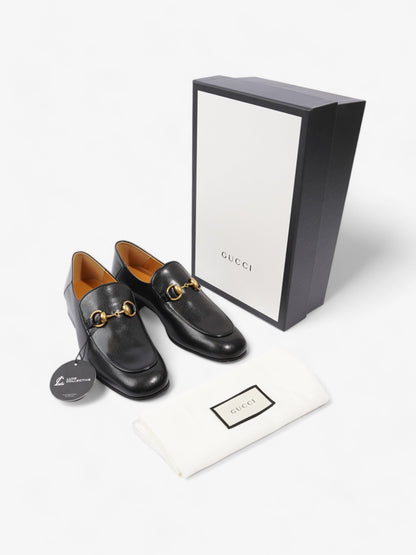 Gucci Horsebit Loafers Black Leather EU 38.5 UK 5.5