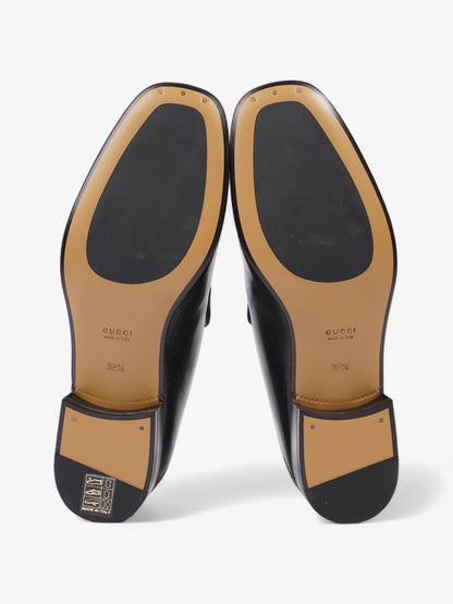 Gucci Horsebit Loafers Black Leather EU 38.5 UK 5.5
