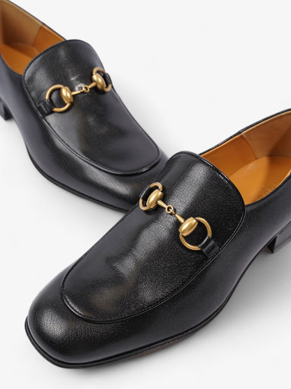 Gucci Horsebit Loafers Black Leather EU 38.5 UK 5.5