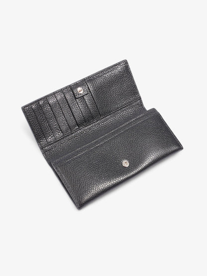 Gucci Long Wallet Black Leather