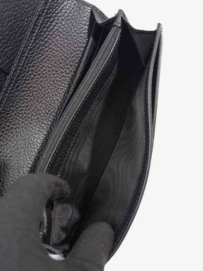 Gucci Long Wallet Black Leather