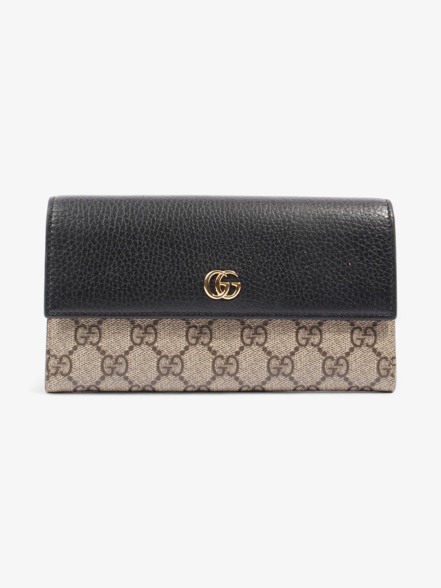 Gucci GG Supreme Wallet Black / Supreme Leather