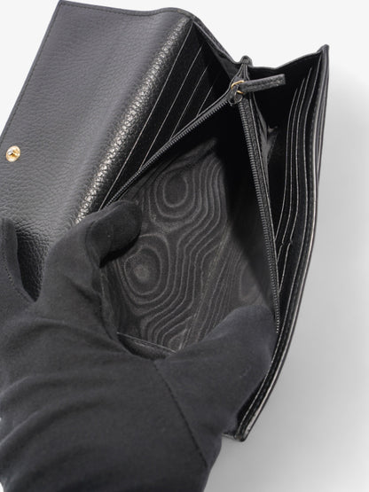 Gucci GG Supreme Wallet Black / Supreme Leather