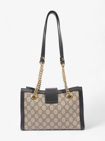 Gucci Padlock GG Supreme / Black Coated Canvas Small