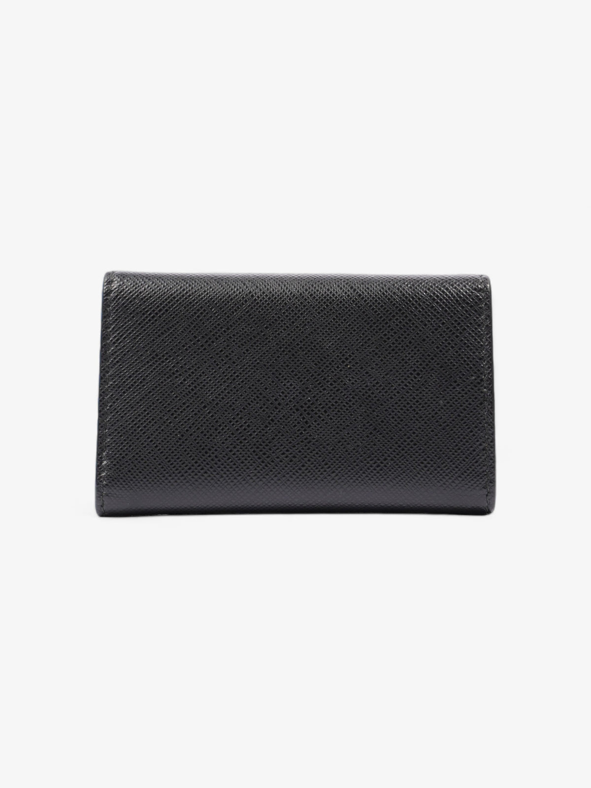 Prada Key Case Black Saffiano Leather