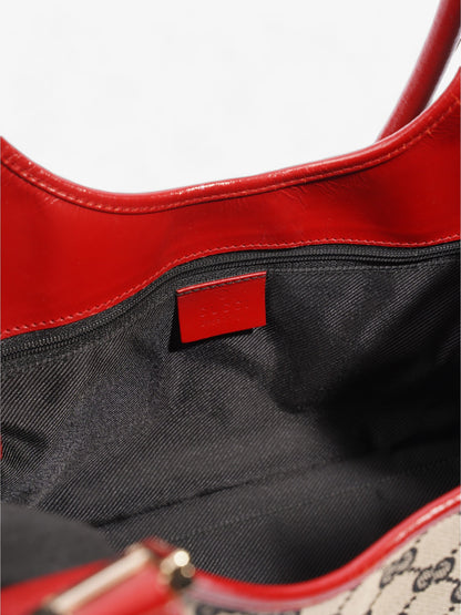 Gucci Jackie GG Supreme / Red Canvas