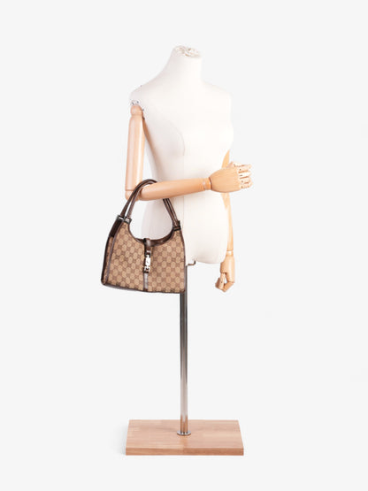 Gucci Jackie Beige / Brown Canvas