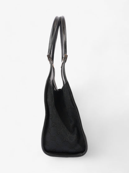 Gucci Jackie Black Guccissima Canvas