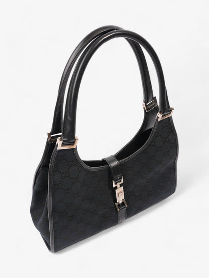 Gucci Jackie Black Guccissima Canvas