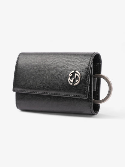 Gucci Interlocking G Key Case Black Leather