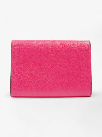 Gucci Dionysus Chain Wallet Neon Pink Leather