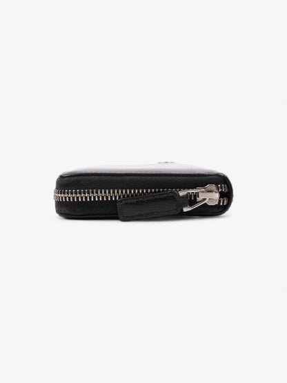 Gucci Interlocking Zip Round Wallet Black Black Leather