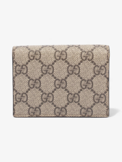 Gucci Cherry Fold Over Wallet GG Supreme / Red / Green Coated Canvas