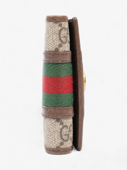 Gucci GG Web Key Case Supreme Print