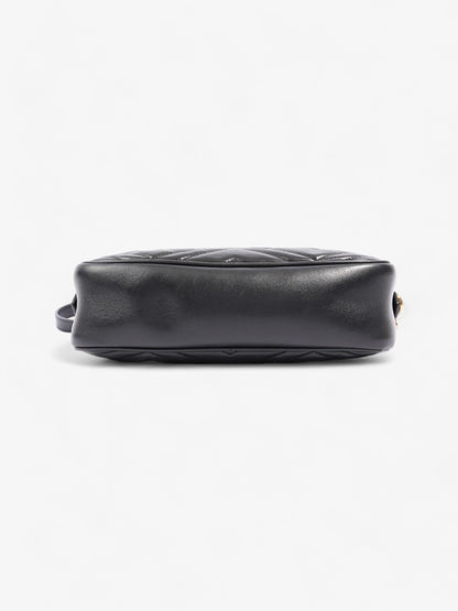 Gucci GG Marmont Black Matelasse Leather Small