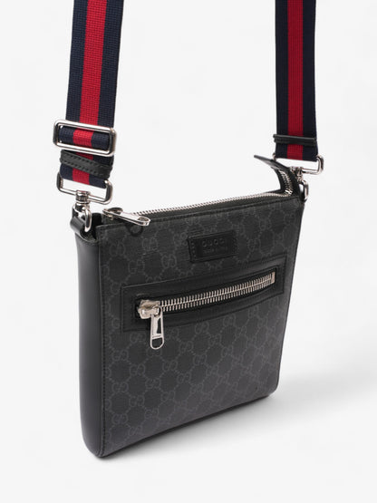 Gucci Messenger Bag Black GG Supreme Coated Canvas