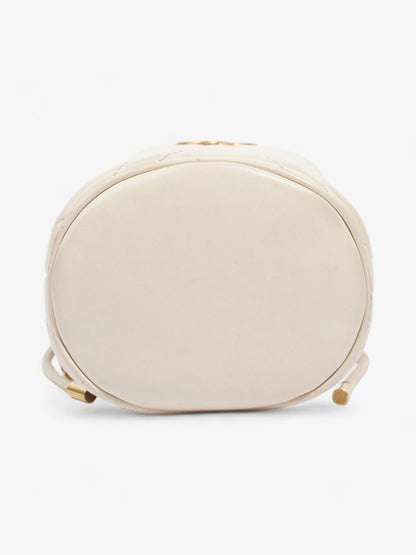 Gucci Marmont Bucket Bag White Leather