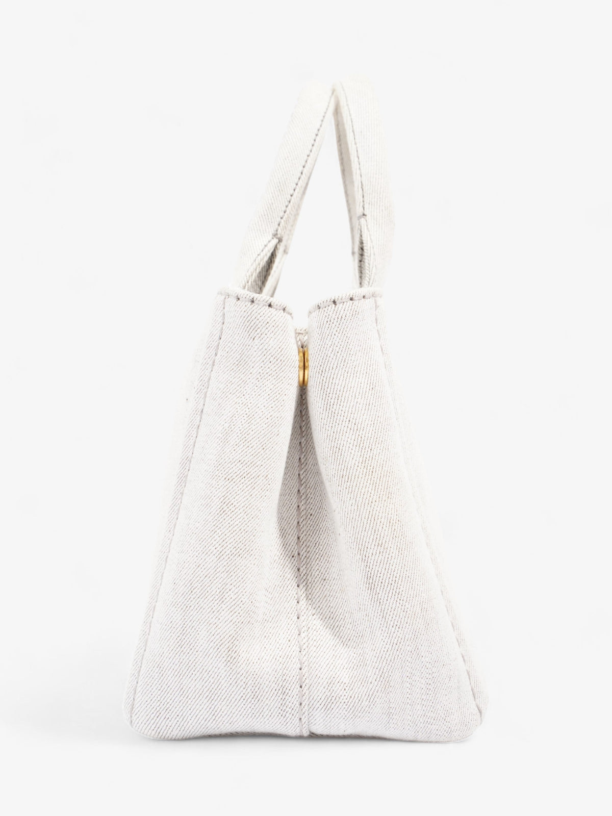 Prada Canapa Tote Grey Denim
