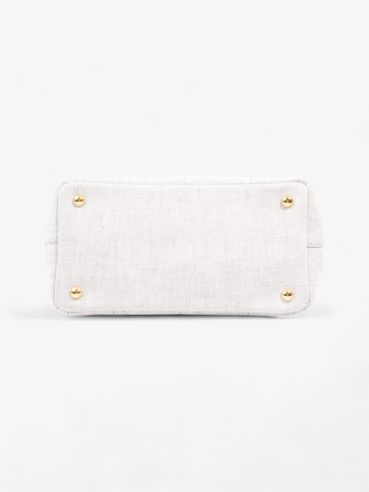 Prada Canapa Tote Grey Denim
