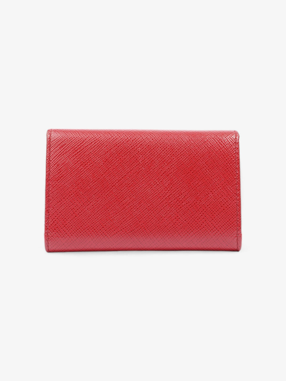 Prada Key Case Red Saffiano Leather