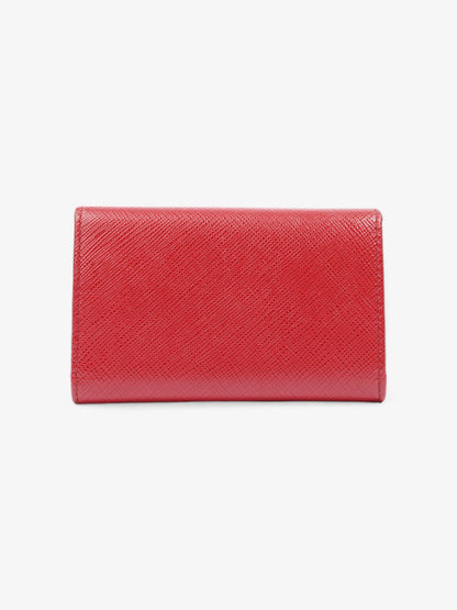 Prada Key Case Red Saffiano Leather