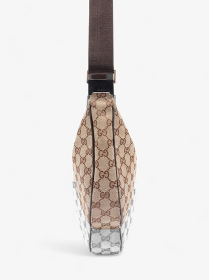 Gucci GG Canvas Shoulder Bag Beige / Brown Canvas