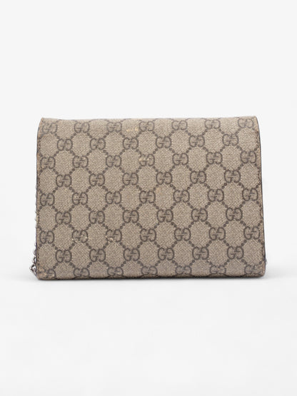Gucci Dionysus Chain Wallet GG Supreme Coated Canvas