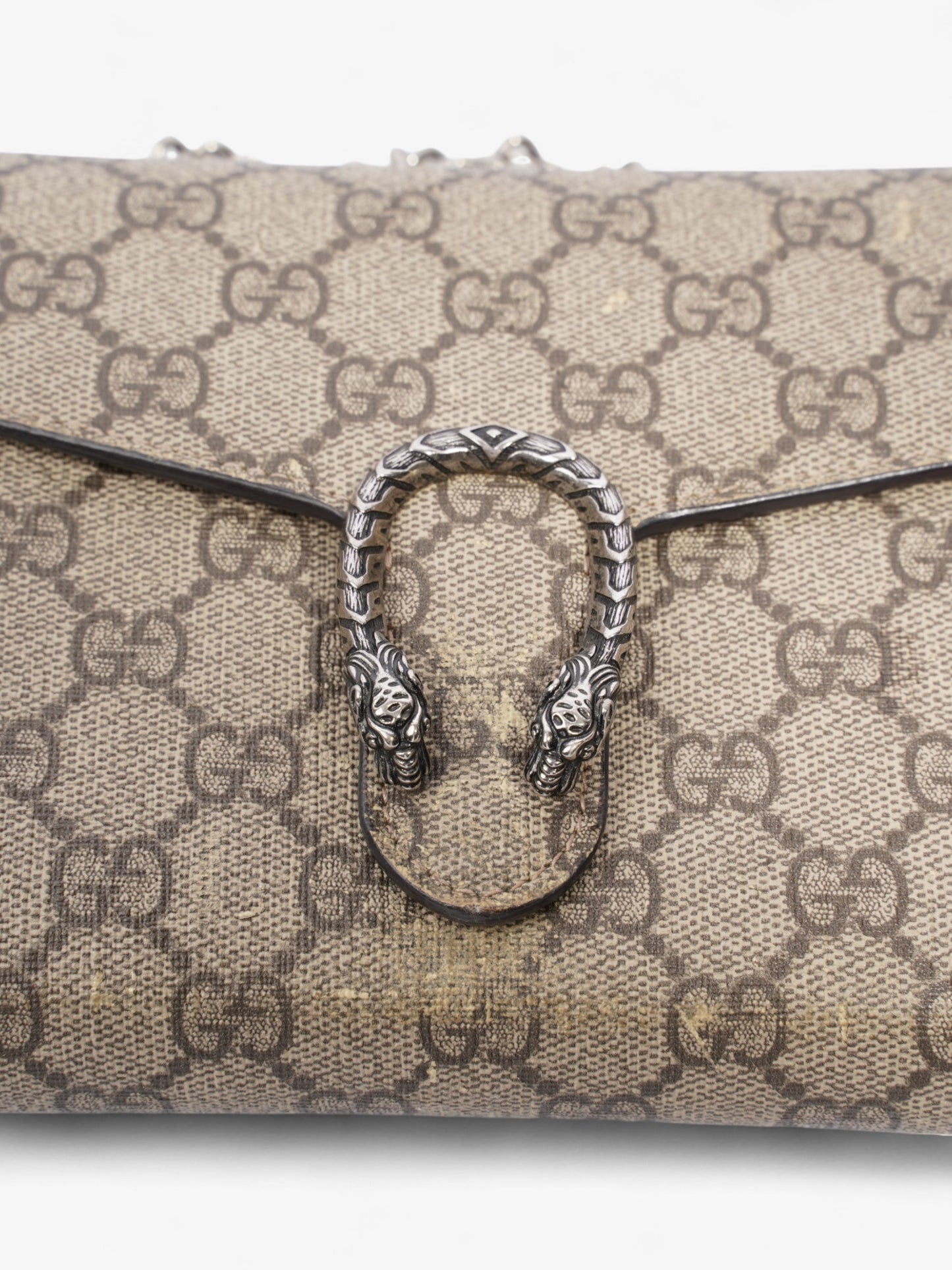 Gucci Dionysus Chain Wallet GG Supreme Coated Canvas