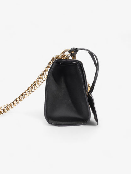 Gucci Padlock Bees GG Supreme / Black / Gold Coated Canvas Small