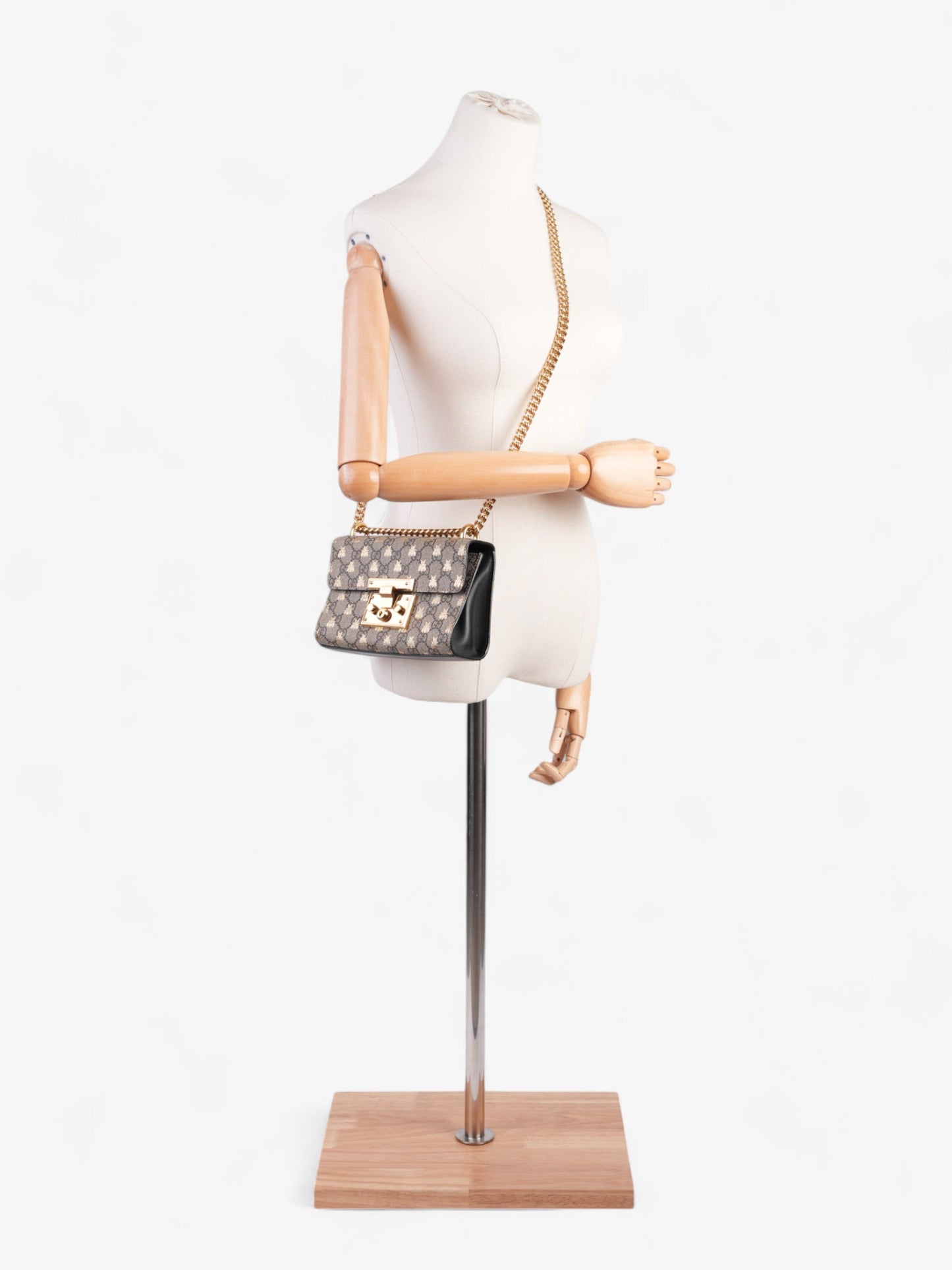 Gucci Padlock Supreme Bee Coated Canvas Small