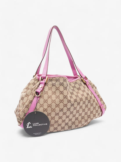 Gucci Tote Bag Supreme / Pink Canvas