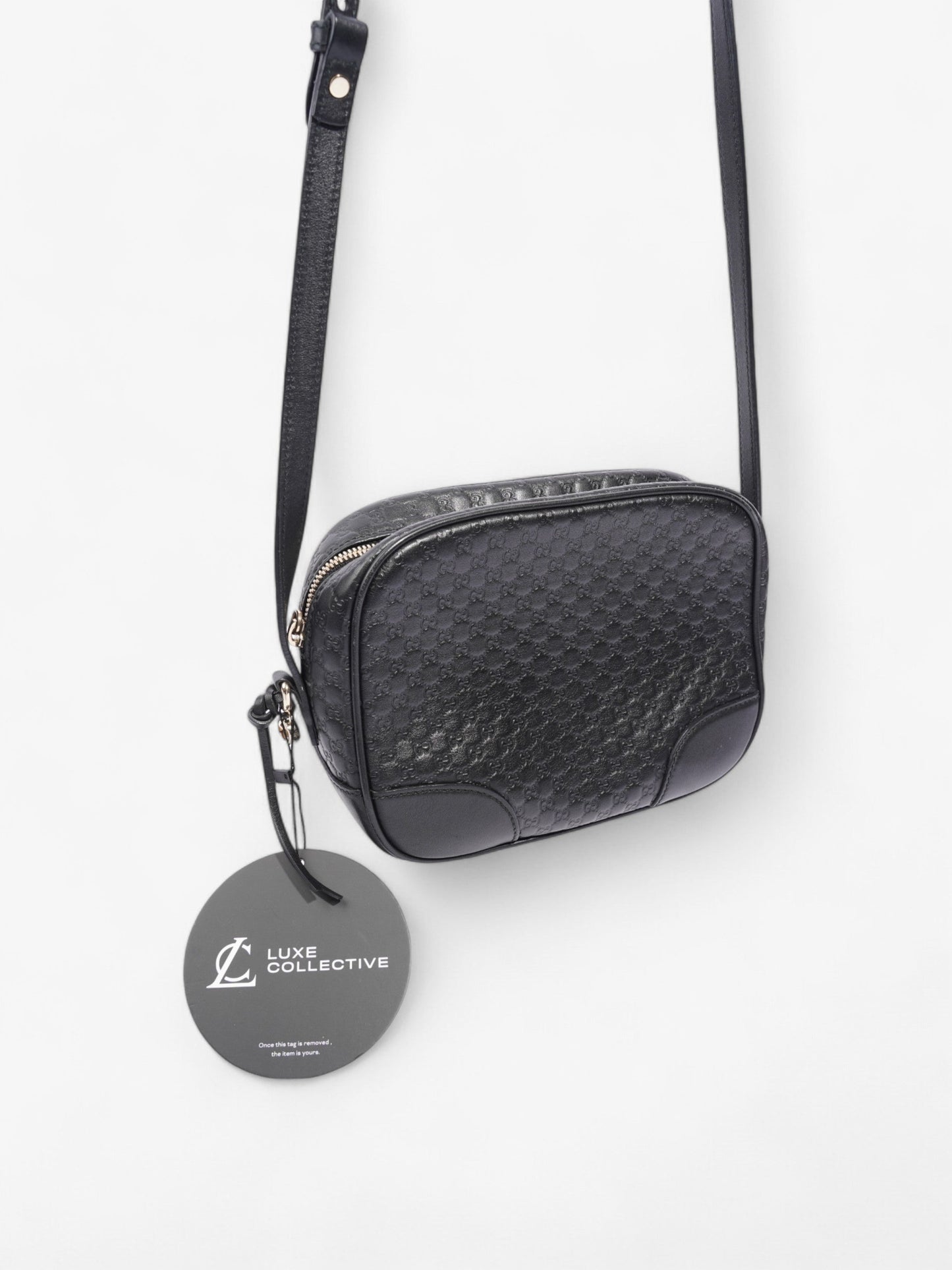 Gucci Bree Guccissima Black Leather