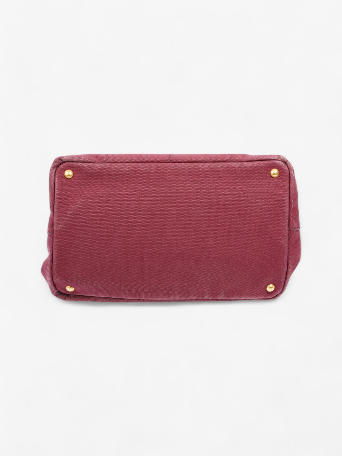 Prada Prada Canapa 2 Way Handbag Bordeaux Cotton